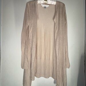 Women's Beige Sweater Cardigan
